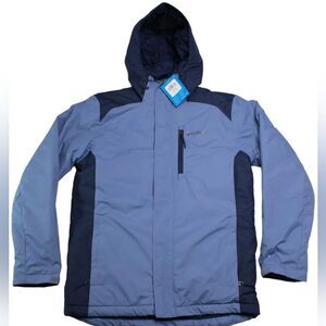 Columbia Men's Tipton Peak Insulated Jacket, Bluestone/Collegiate Navy size XXXL